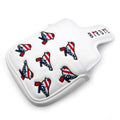 Golf Head Covers Driver Cover 3 Wood Headcover Hybrid Head Covers Embroidery Usa American Flag Birdie Design Golf Club Headcover