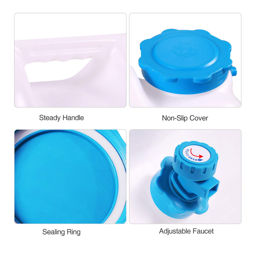 Redcamp 4.9 Gallon Portable Water Container With Spigot, Portable Emergency Water Storage Tank, Bpa Free Water Jug For Camping O