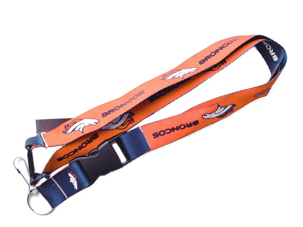 Aminco Nfl Denver Broncos Reversible Lanyard, Team Colors, One Size (Nfl-Ln-162-04)