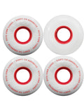 RICTA 57mm Clouds Red 86a Skateboard Wheels - Red