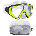 Aqua A Dive Sports Diving Mask Anti-Fog Swimming Snorkel Mask Suitable For Adults Scuba Dive Swim Snorkeling Goggles Masks (Yell
