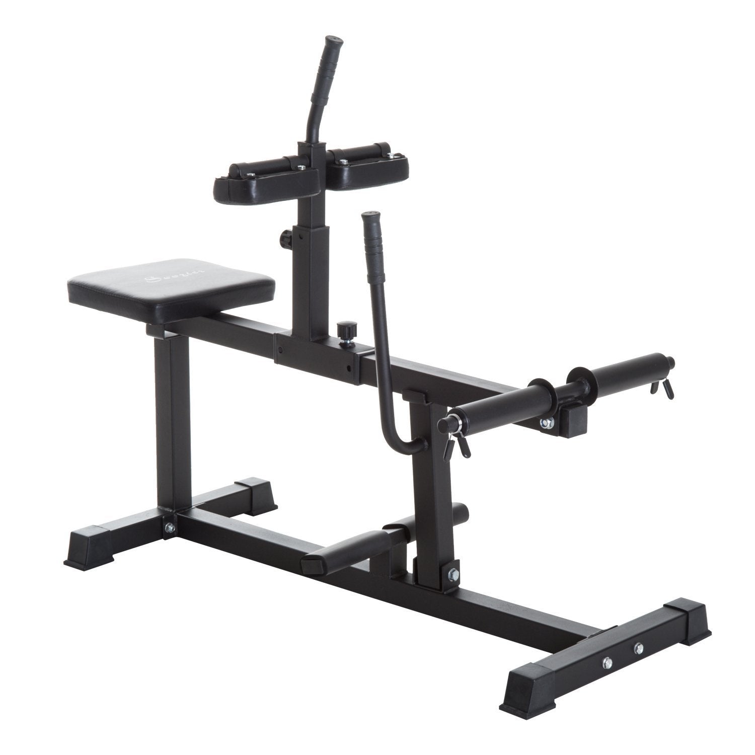 Soozier Adjustable Seated Calf Raise Machine, Leg Machines Home Gym, For Calf, Waist, Arm Training