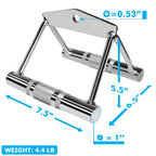 A2Zcare Lat Pull Down Cable Machine Attachment - Cable Machine Accessories For Home Gym With Multi Option