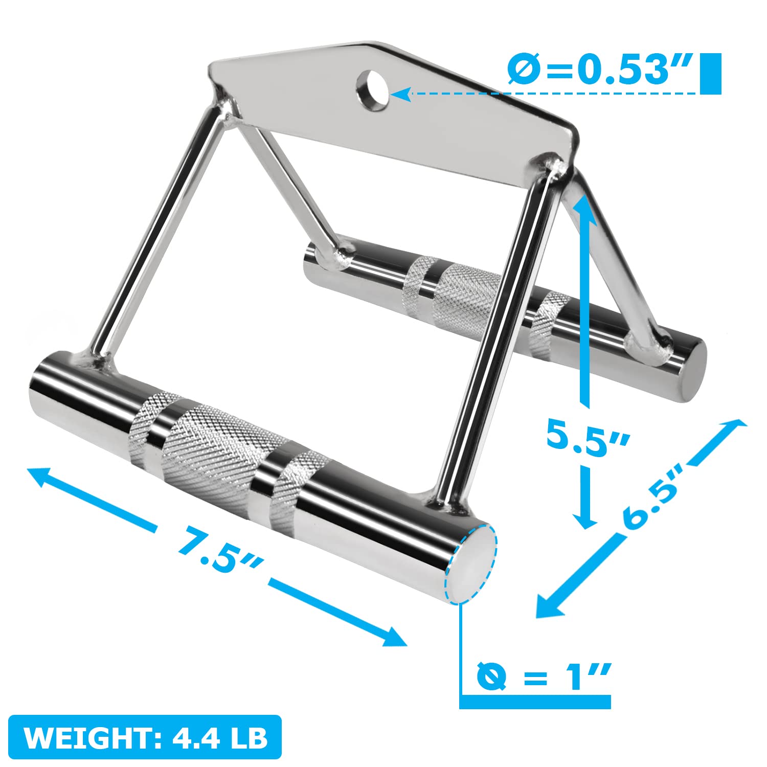 A2Zcare Lat Pull Down Cable Machine Attachment - Cable Machine Accessories For Home Gym With Multi Option
