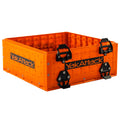 YakAttack ShortStak Upgrade Kit for BlackPak Pro | 13 x 13 - Orange | Stackable Kayak Crate Add-On with GridLoc Panels, Hinges &