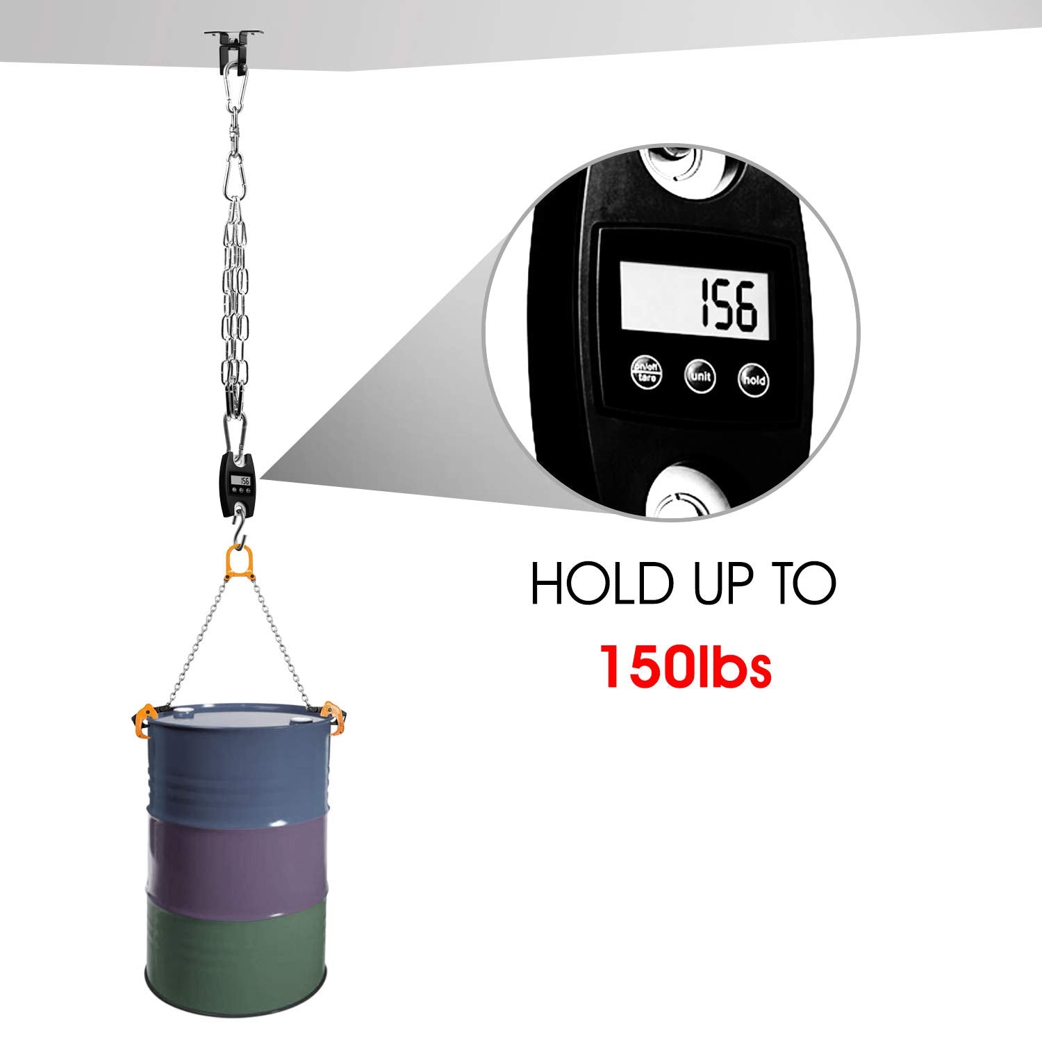 Yes4All, Heavy Bag Mount For Punching Bag Hanger, Bag Ceiling Mount Hanger - Wood Beam Holder For Muay Thai, Mma, Boxing Bag - W