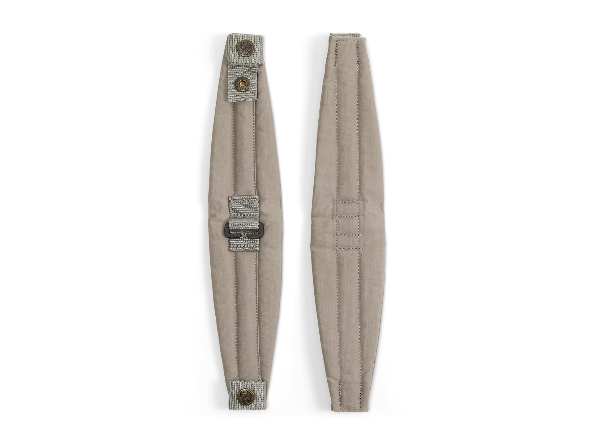 Fjllrven Kanken Replacment Shoulder Pads - Padded Comfortable, Snap Attachment, Adjustable Fit - Travel, Fog, One Size