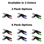 New Archery Products Thunderglo Compound Bow Led Illuminated Auto Turn-On Arrow Nocks - Blue (3 Pack)
