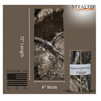 Stealth Strips Realtree Apx Camo Silencing Tape| Self Adhesive Silencing Fabric | Great For Quieting All Of Your Metal Hunting G