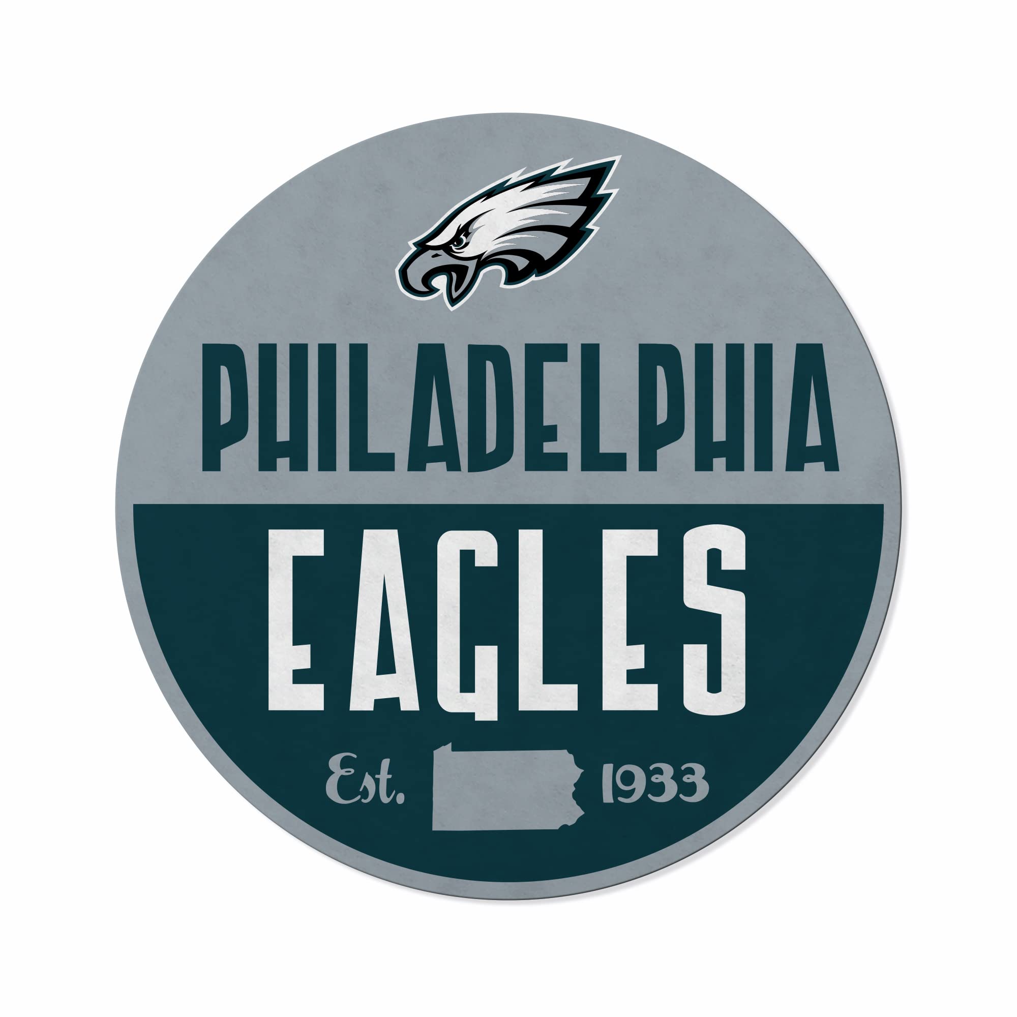 Rico Industries Nfl Football Philadelphia Eagles Classic Shape Cut Pennant - Home And Living Room D  Cor - Soft Felt Ez To Hang