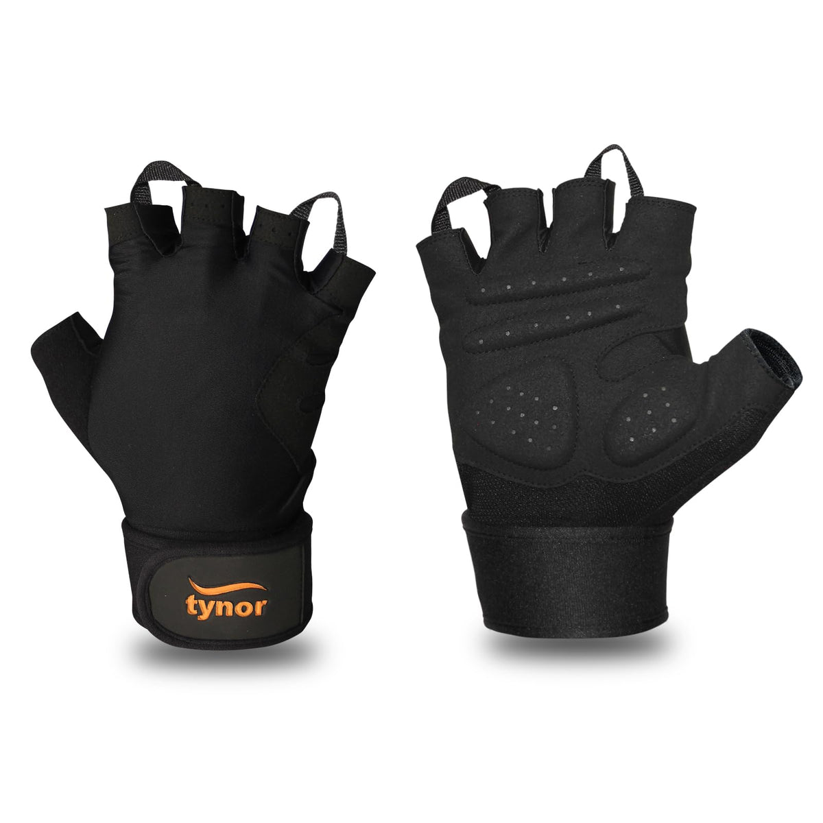 Tynogrip Training Gloves With Support  For Workout, Weightlifting, Gym, Sports And Crosstraining | Durable & Breathable, Half F