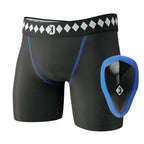 Diamond Mma Compression Shorts Jock Strap Athletic Cup Groin Protector System - Small | Athletic Supporters For Men With Cup For