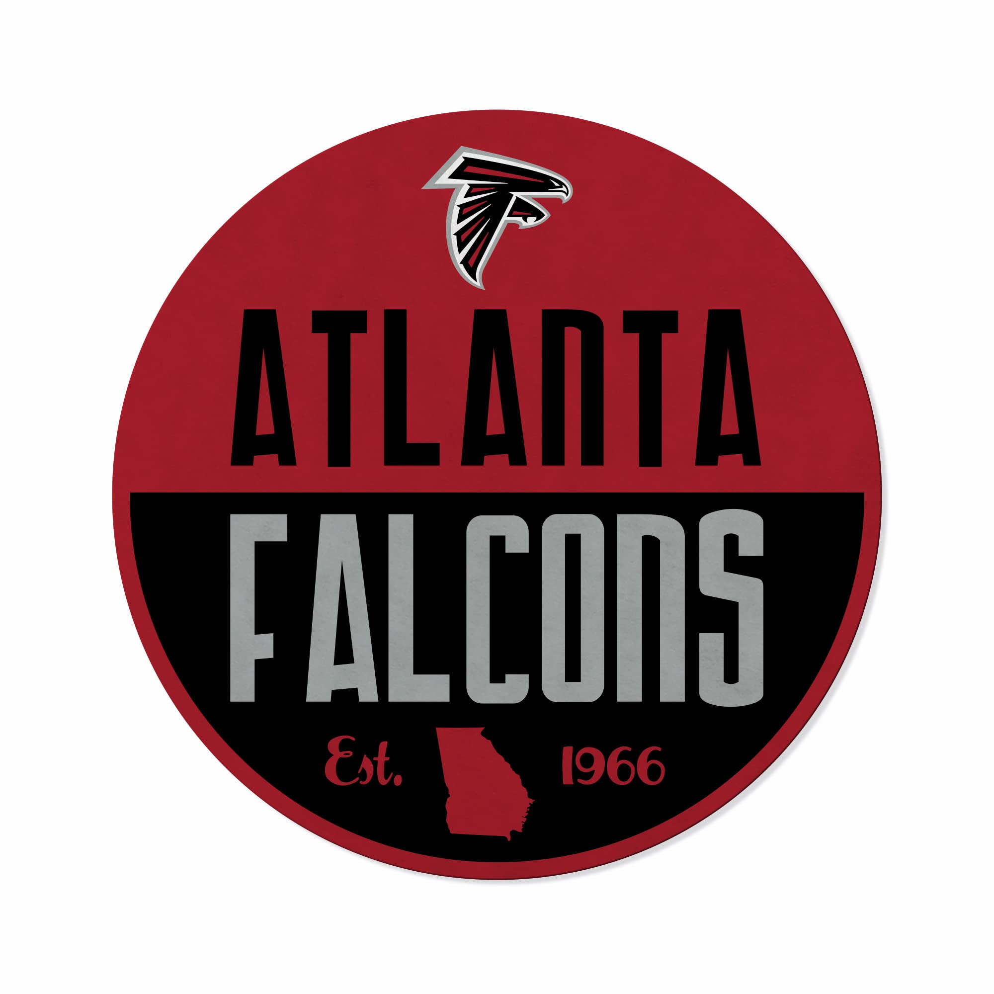 Rico Industries Nfl Atlanta Falcons Classic Shape Cut Pennant - Home And Living Room D  Cor - Soft Felt Ez To Hang 18X0.10X18