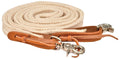 Mustang Waxed Flat Braided Poly Roping Rein