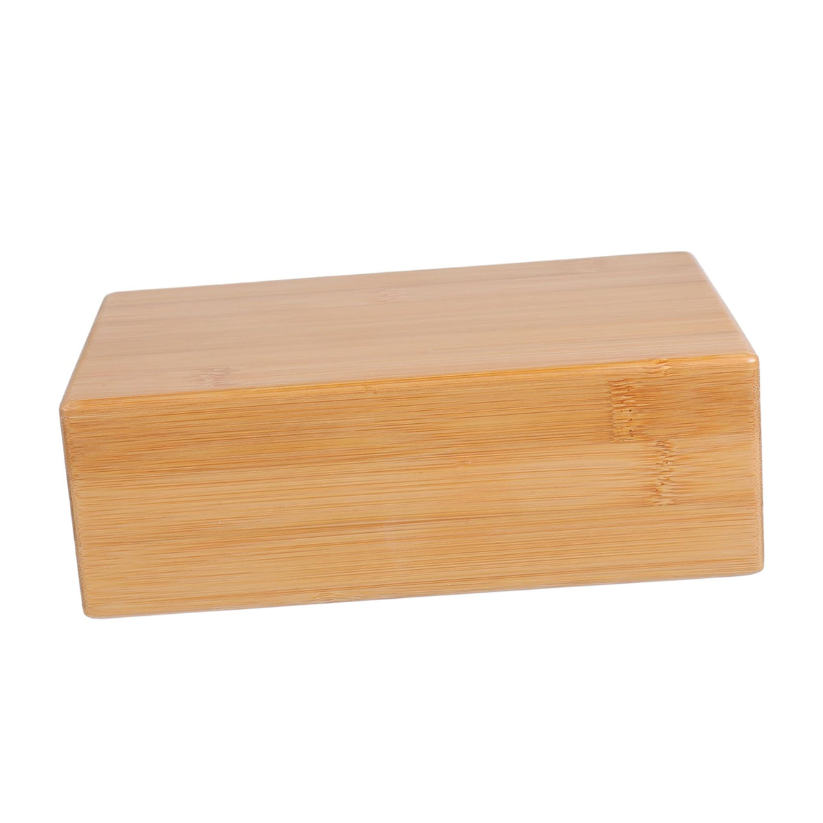 POPETPOP 1pc Natural Yoga Brick Wooden Auxiliary Tool for Home Fitness Lightweight Portable Design Smooth for Comfort for Yoga P