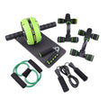 LOOM TREE Abs Roller Wheel Indoor Fitness Equipment Set Home Gym Workout Chest Expander Green | Fitness, Running & Yoga | Fitnes