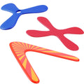 Tatuo Set of 3 Returning Boomerang, Wood and Soft Boomerang for Athletes, for Sports Game Toy to Beginners, Young Throwers (Suit