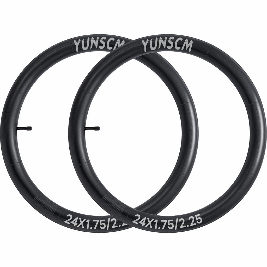 2-Pack 24'' Bike Tubes 24X1.75/1.95/2.125 Av32Mm Schrader Valve 24'' Bicycle Tubes Compatible With 24X1.75 24X1.90 24X1.95 24X2.