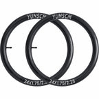 2-Pack 24'' Bike Tubes 24X1.75/1.95/2.125 Av32Mm Schrader Valve 24'' Bicycle Tubes Compatible With 24X1.75 24X1.90 24X1.95 24X2.
