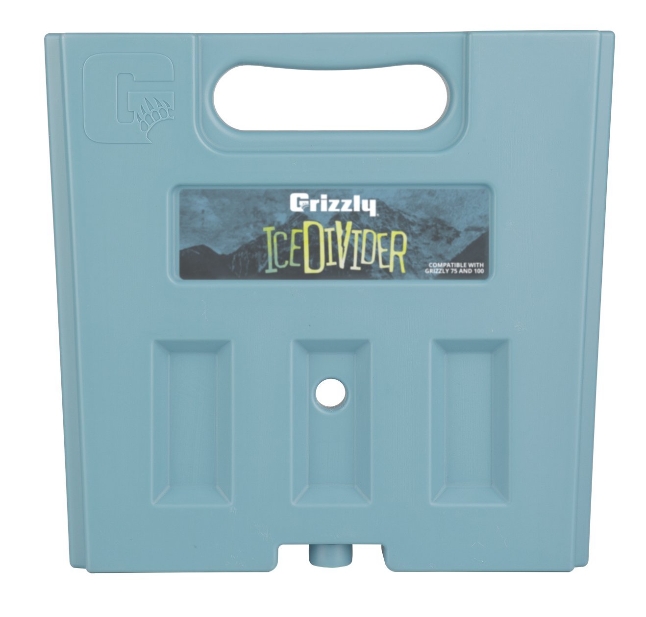 Grizzly Coolers IceDivider | Ice Pack Cooler Divider 6 lb for Grizzly 75 or 100 Cooler Accessory | Blue