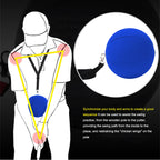 Amy Sport Golf Swing Training Aid Arm Band Trainer Impact Ball Inflator Assist 4 Pack Trainer Equipment Posture Motion Correctio
