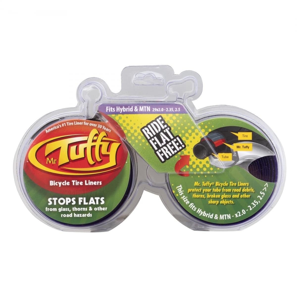 Mr. Tuffy Bicycle Tire Liner (Purple, 29 X 2.0-2.35,2.5)