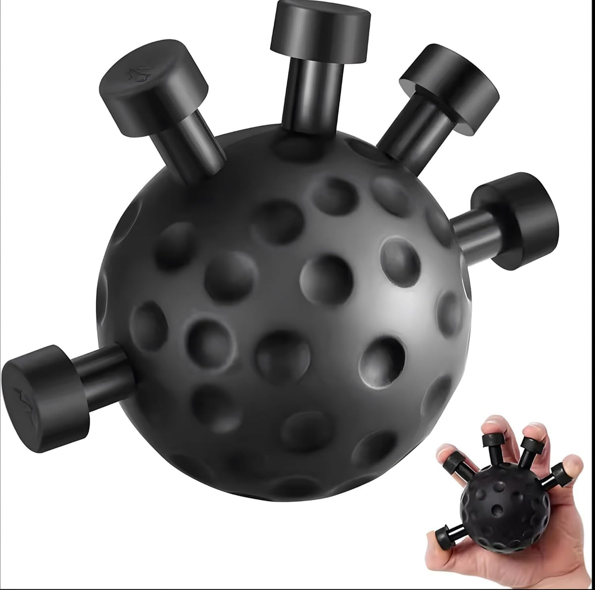 NETZILLA Ultimate Finger Exerciser Strength Trainer Exercise Ball Hand Strengthener Hand Balls Workout Equipment for Men & Women