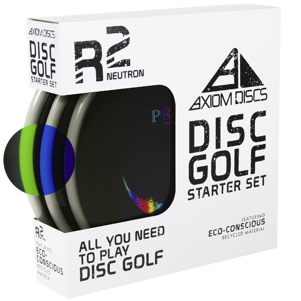 Axiom Discs 3-Disc Eclipse R2 Disc Golf Starter Set (Colors and Models May Vary)