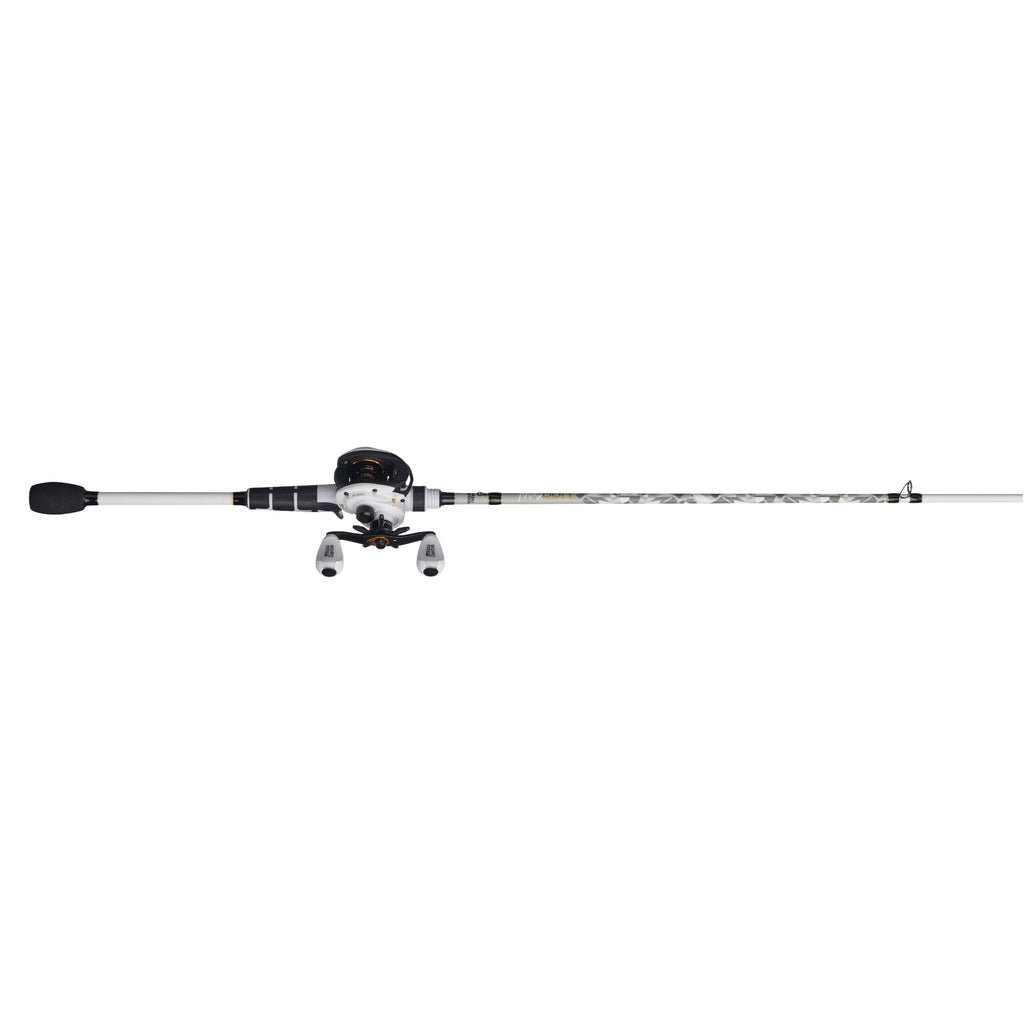 Abu Garcia 7 Max Pro Fishing Rod And Reel Baitcast Combo, 7+1 Ball Bearings With Lightweight Graphite Frame & Sideplates, Magtra