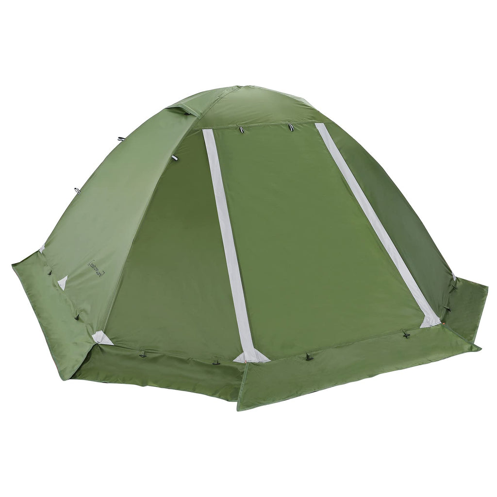 Clostnature Libra Lightweight Backpacking Tent - 1 Person 4 Season Ultralight Waterproof Camping Tent, Large Size Easy Setup Ten