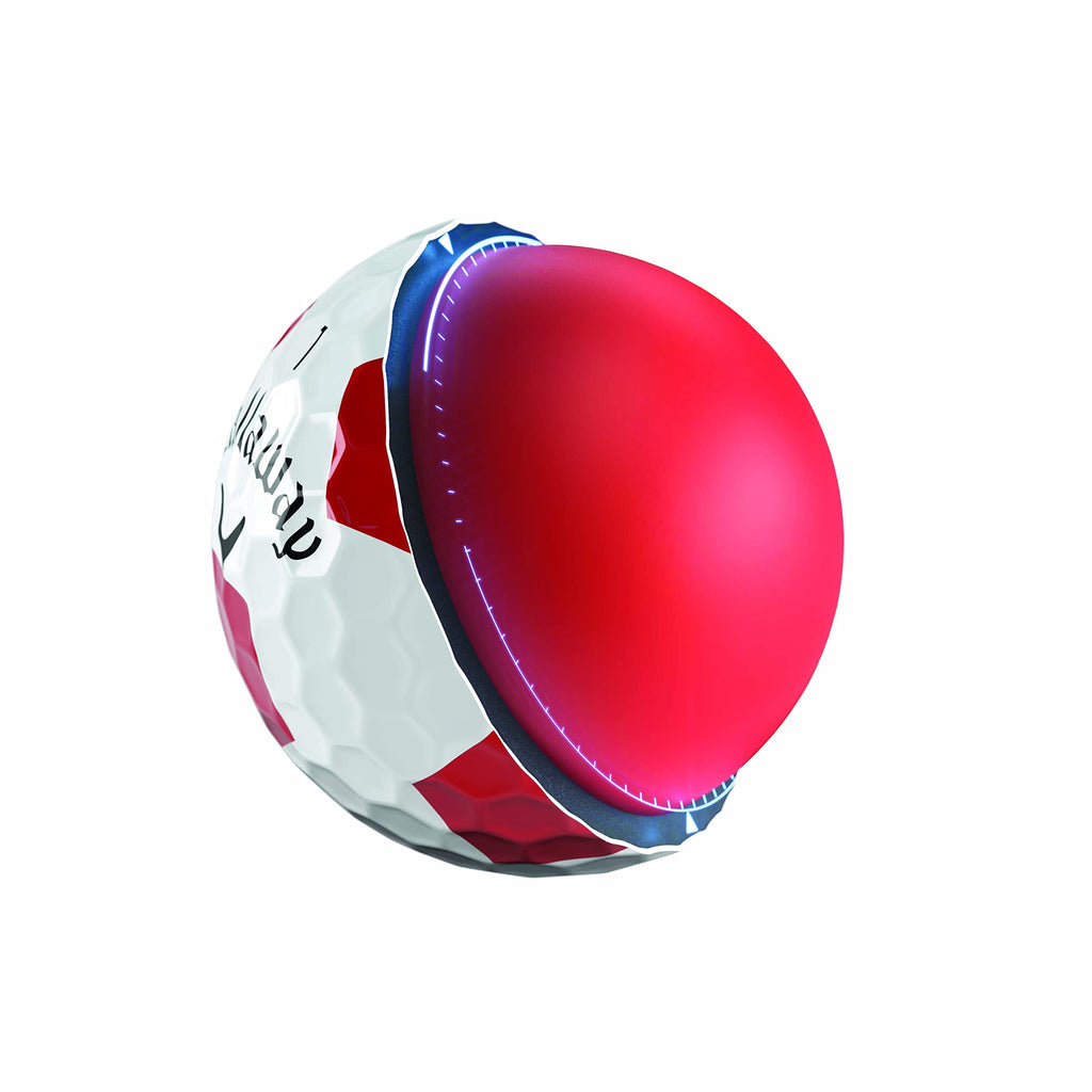 Callaway Golf 2022 Chrome Soft Golf Balls, Whitered Truvis