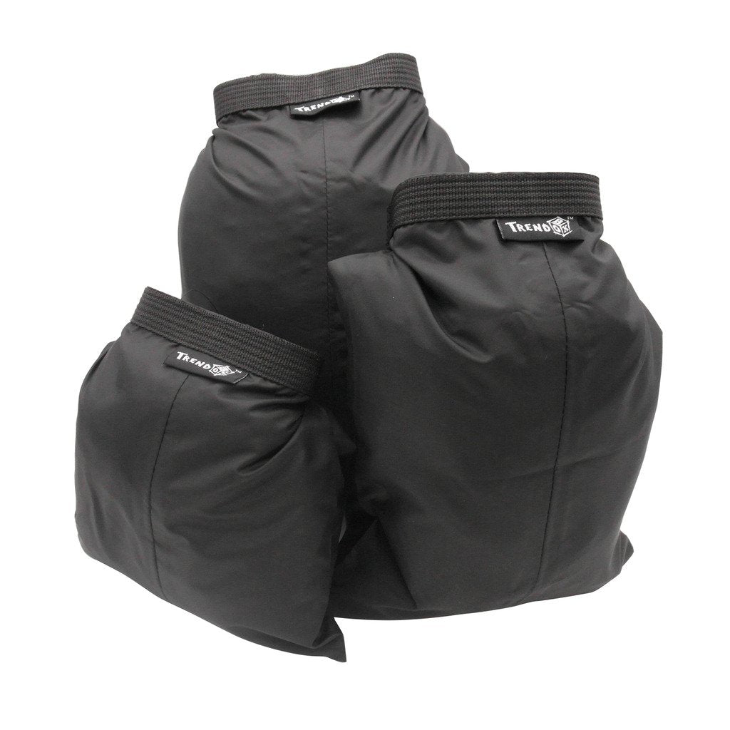 Black - Set of 3 Sizes Roll Top Waterproof Dry bag Kit Storage Compression Bag Sack Poch Packing Organizers Water Resistant Camp
