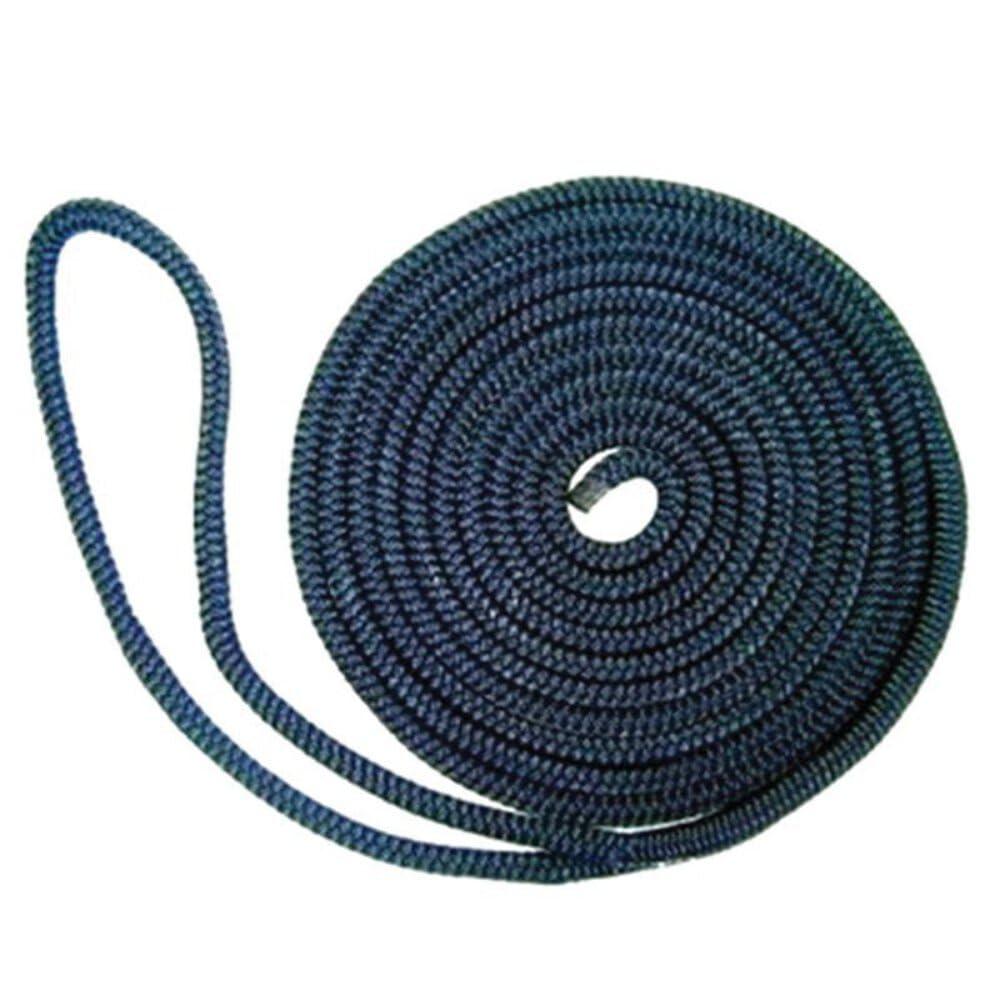 New England Ropes 3/4'' Double Braid Dock Line - Blue W/Tracer - 25'