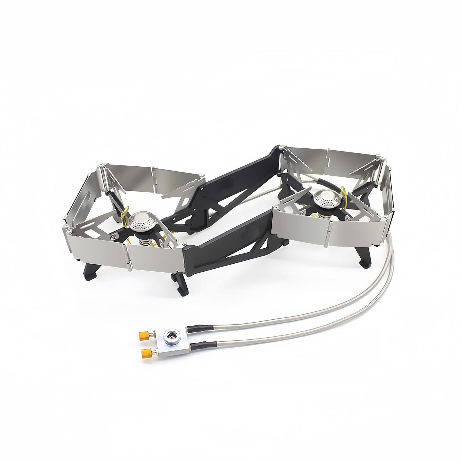 Brs-32 Portable Camping Stove, Foldable, Adjustable Control, And Carrying Case Included - Experience Hassle-Free Outdoor Cooking