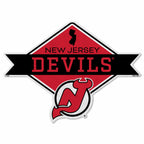 Rico Industries Nhl New Jersey Devils Diamond Shape Cut Pennant - Home And Living Room D  Cor - Soft Felt Ez To Hang