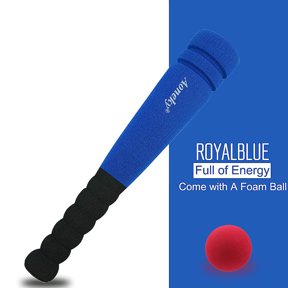 Aoneky Blue 11.8 Inch Min Foam Baseball Bat And Ball