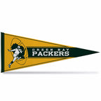 Rico Industries Nfl Football Green Bay Packers Retro 12'' X 30'' Felt Wall D  Cor Pennant - Great For Home/Bed Room/Man Cave D
