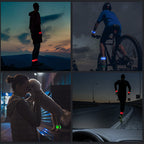 Simket Led Armbands For Running (2 Pack), Usb Rechargeable Reflective Running Gear, High Visibility Light Up Bands Adjustable Ru