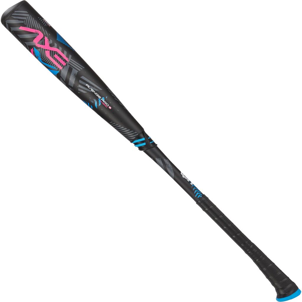 Axe | Avenge Pro 3 Hybrid | Usa Baseball Bat | Drop -10/-8 | 3-Piece Hybrid | 2 5/8'' Barrel | Black/Blue/Pink (Pro Standard Han