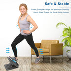 Strongtek Portable Slant Board, Adjustable Incline Boards, Calf Stretcher, Foot Stool,Grey