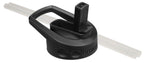 Fifty-Fifty A68002Bk0 Wide Mouth Cap Lid Water Bottle With Straw, Black