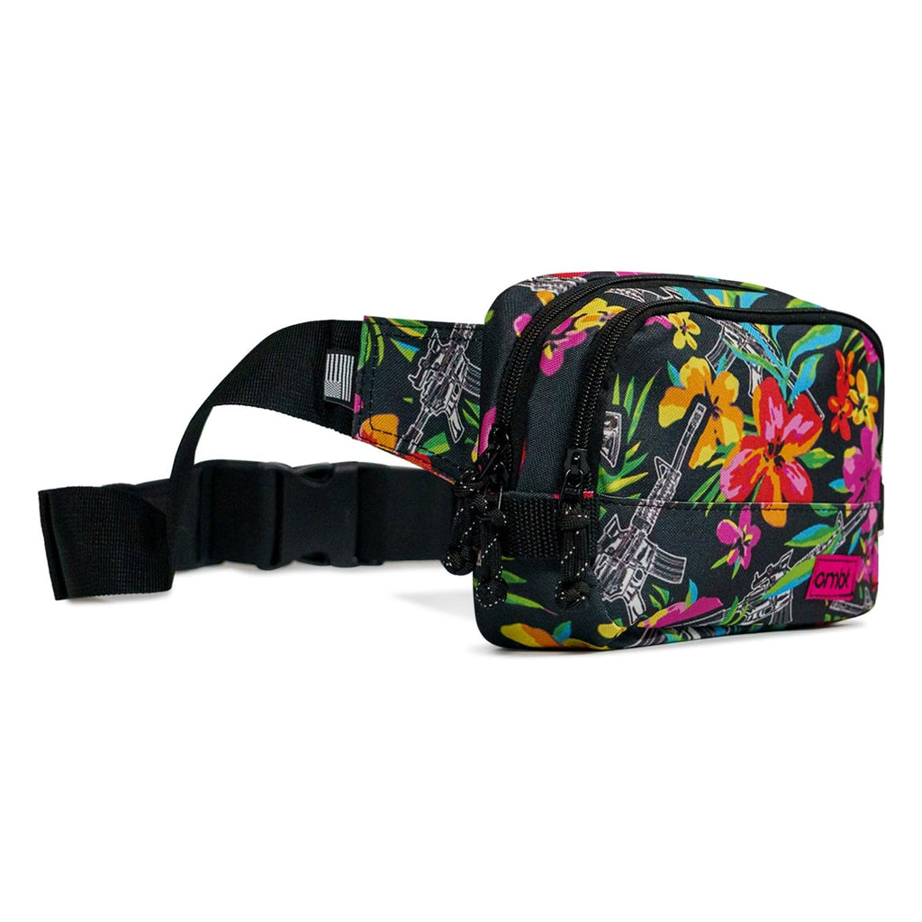 Combat Iron Tactical Mens Fanny Pack | Adjustable Waist Belt, Zippered Pockets | Compact Lightweight Belt Bag | Everyday Hip Pou