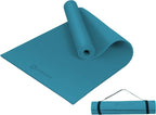 Primasole Yoga Mat With Carry Strap For Yoga Pilates Fitness And Floor Workout At Home And Gym 1/4 Thick (Jango Green Color) Pss