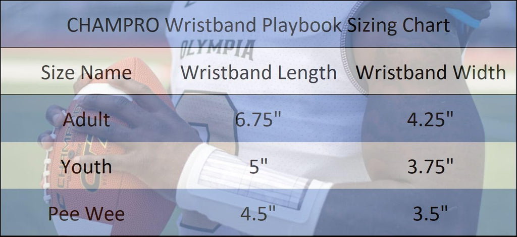 Champro Triple Wristband Playbook, Pee Wee, Camo Optic Yellow (Af50Pwcoy)