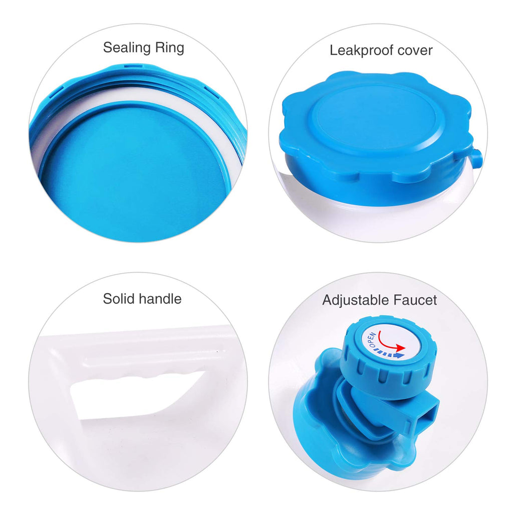 Campmax Water Container With Spigot, 5 Gallon Portable Water Storage For Camping (18.5L)
