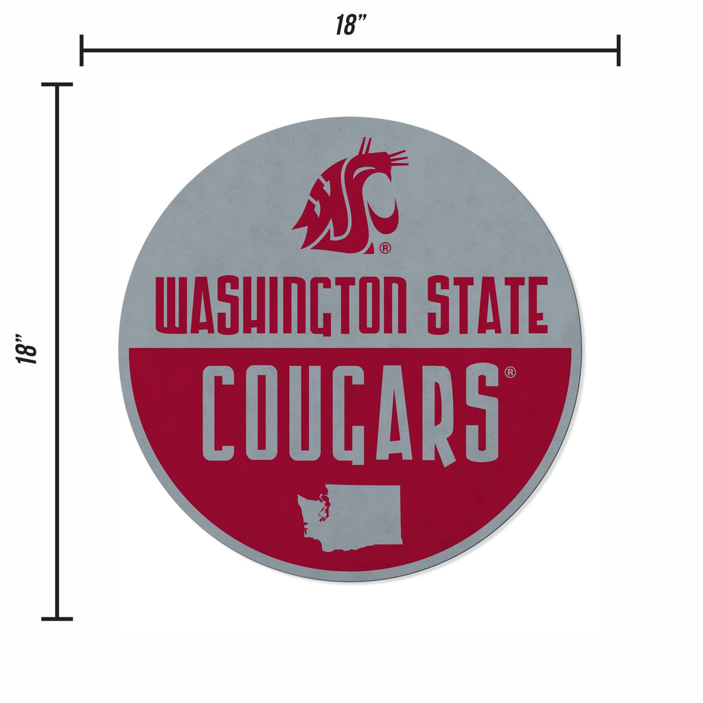 Rico Industries Ncaa Washington State Cougars Classic Shape Cut Pennant - Home And Living Room D  Cor - Soft Felt Ez To Hang