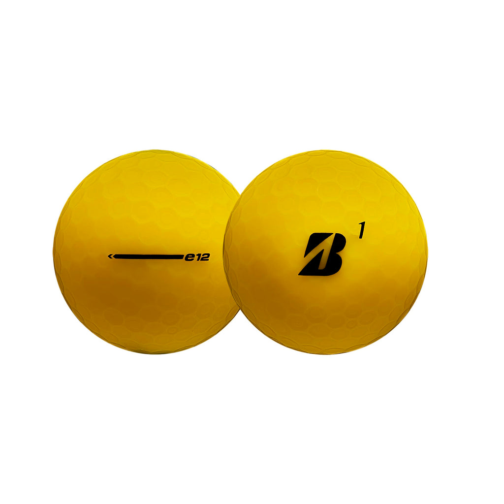2023 Bridgestone Golf E12 Contact Golf Balls, Yellow