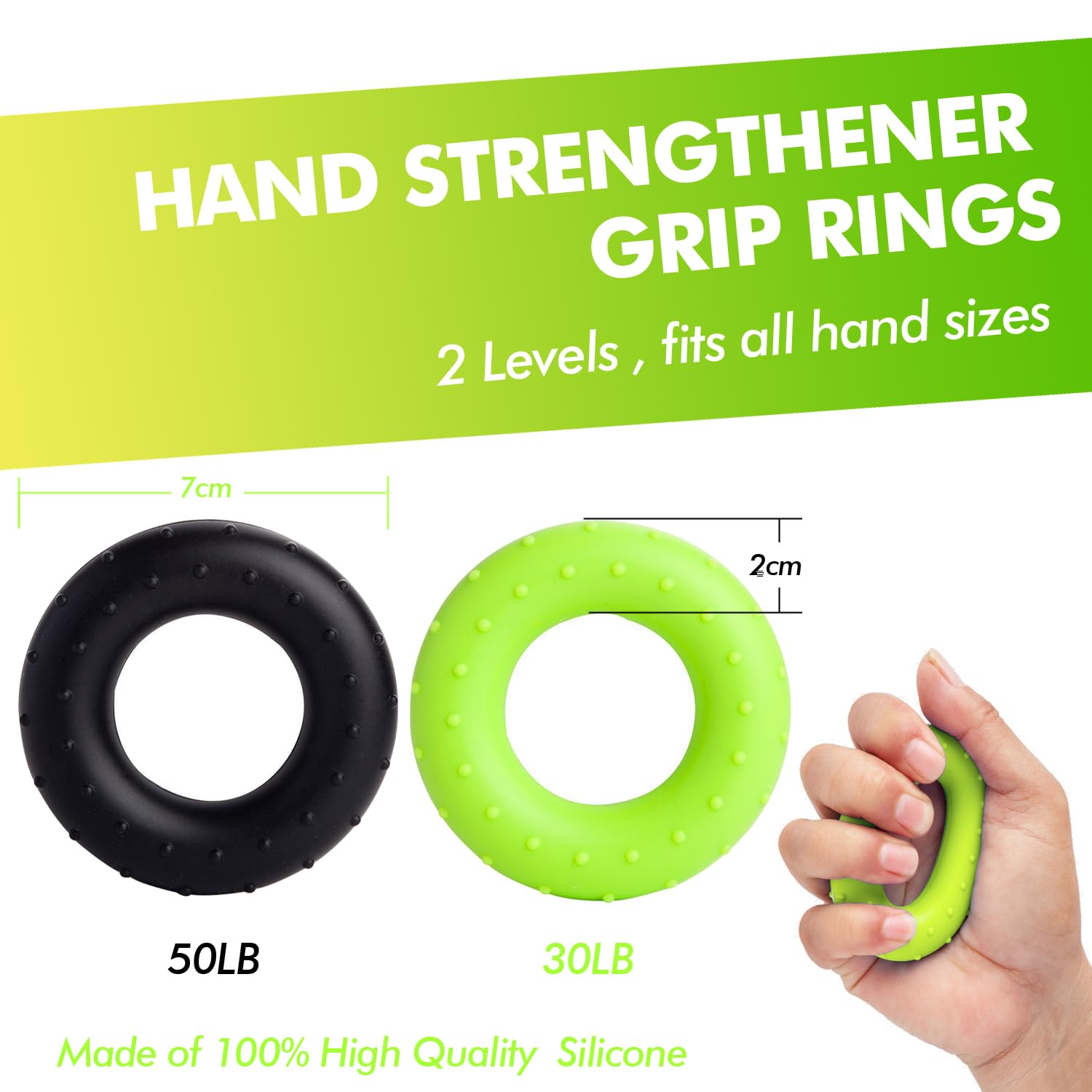 Hand Trainer Kit 8 Pack,Finger Trainer,Gyroscopic Ball, Anti Stress Ball,Grip Trainer With Counter,Finger Stretcher,Hand Grip St