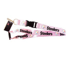 Nfl Pittsburgh Steelers Team Lanyard, Pink