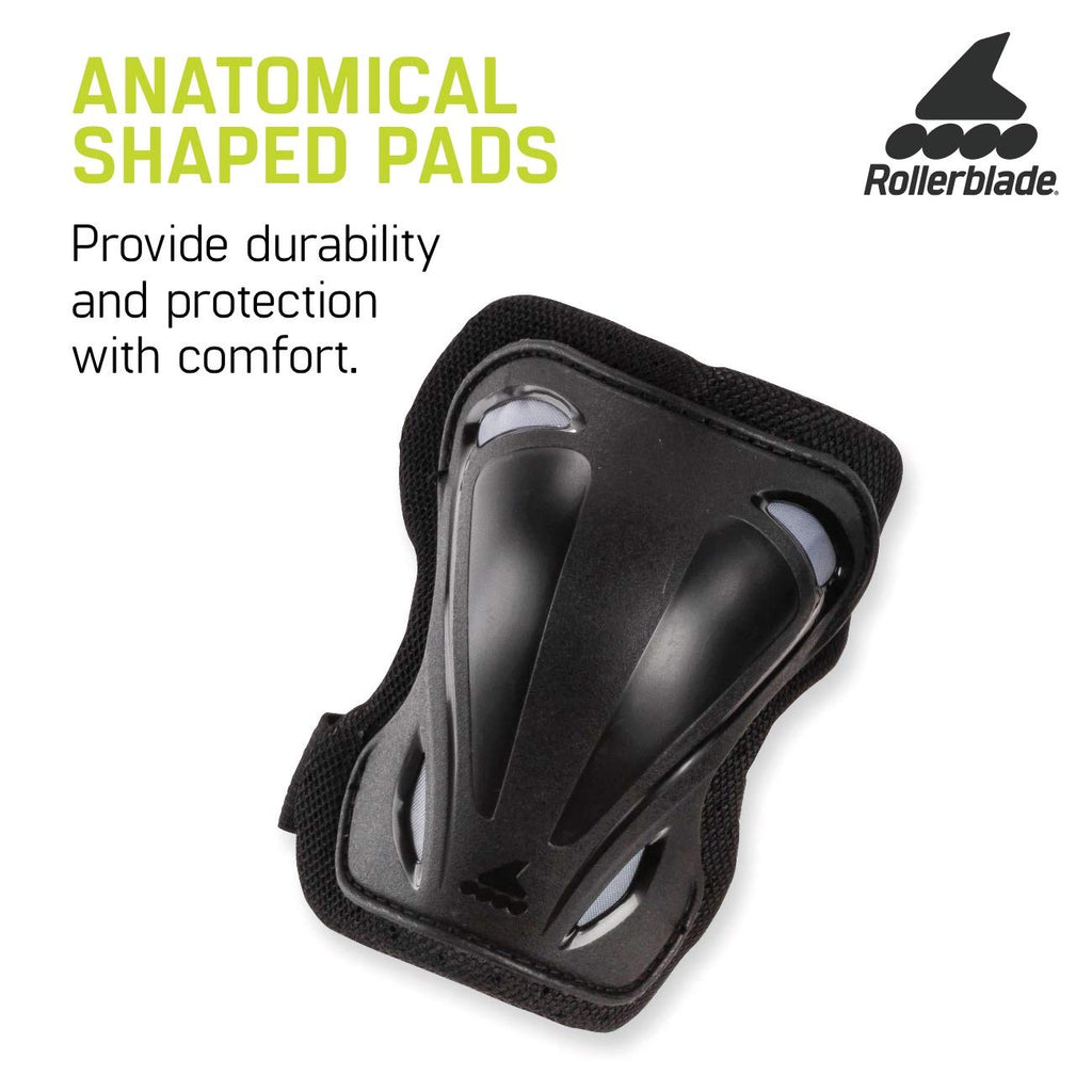 Rollerblade Skate Gear Knee Pad Protective Gear, Unisex, Multi Sport Protection, Black, Medium